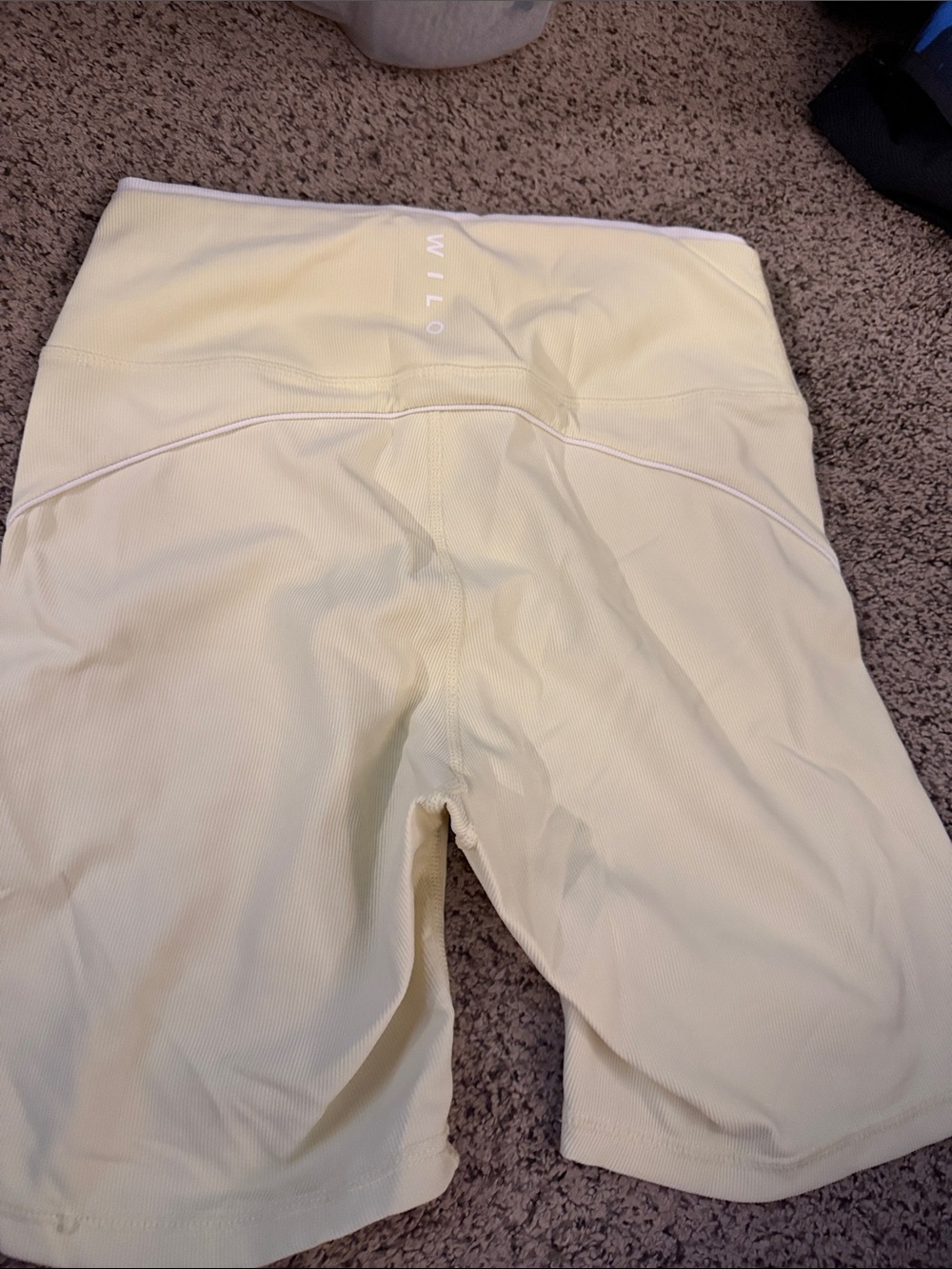 Yellow Performance Bike Shorts - Picture 2 of 4